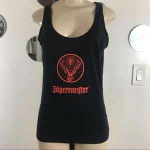 Jagermeister tank Large Black classic orange logo